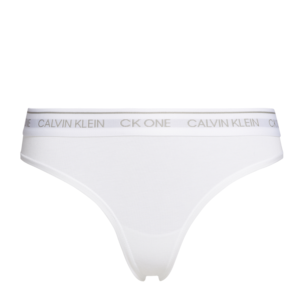 CK One Thong Repeat Logo White