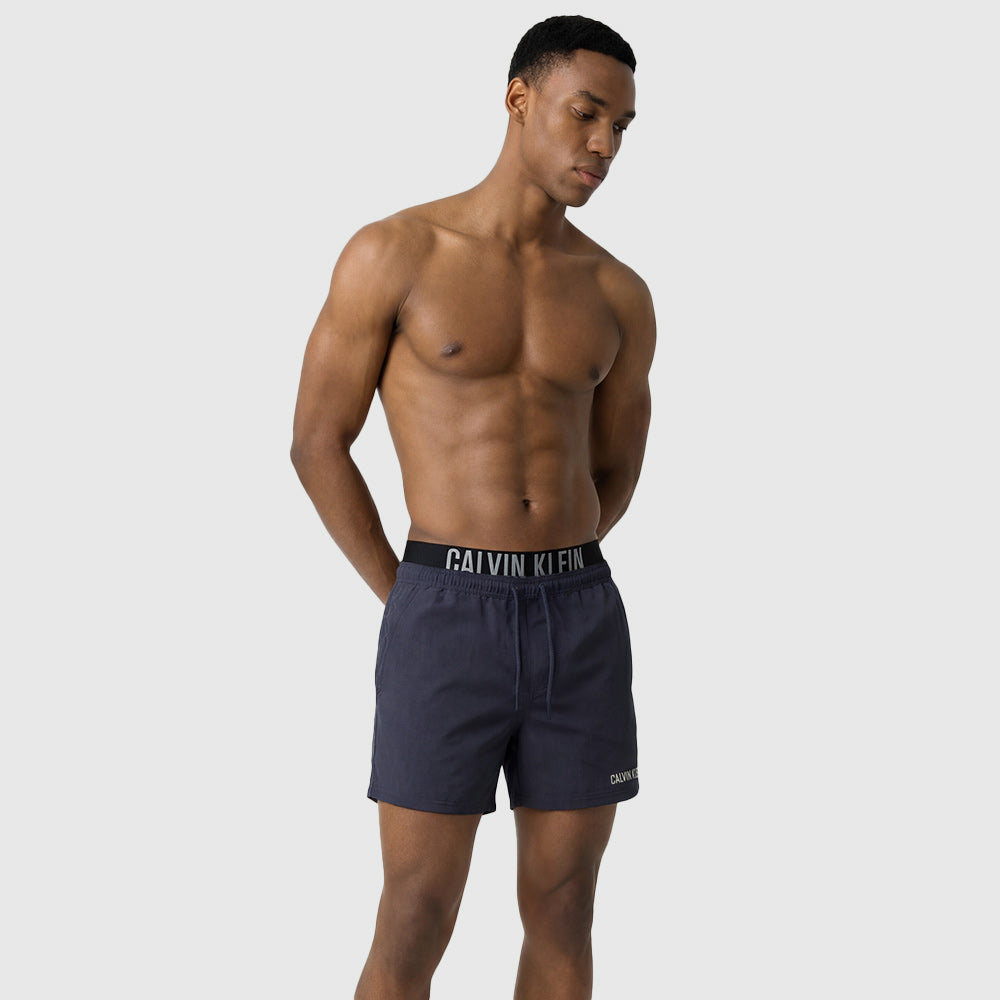 Double Waistband Drawstring - Navy