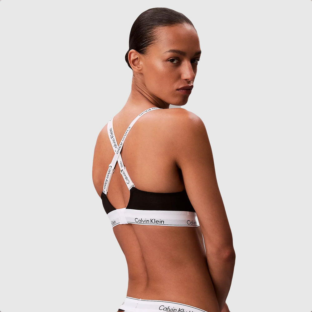 lined Bralette - Black