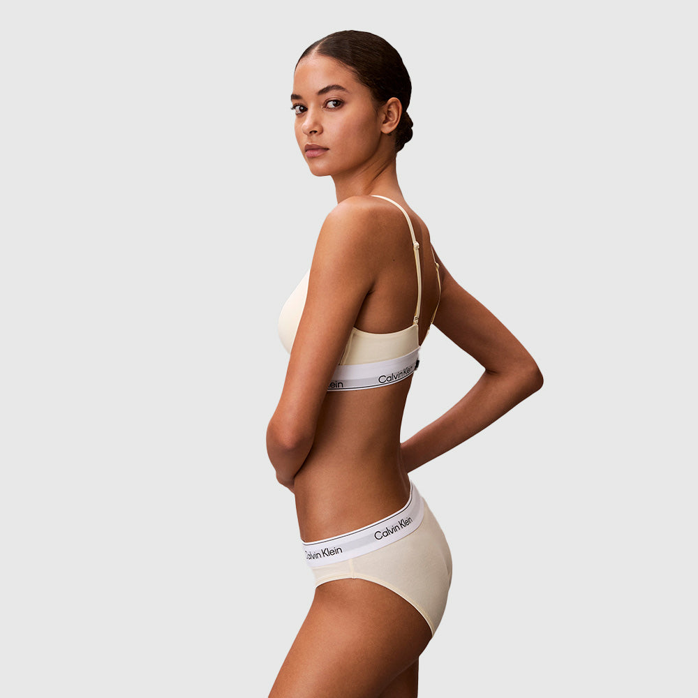 Cotton Modal Bikini Brief - Pale Yellow