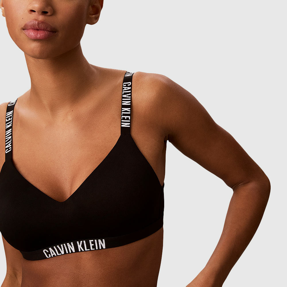 Lightly Lined Bralette - Black