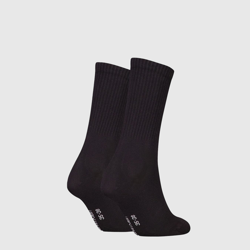 2 Pack Monogram Sock - Black