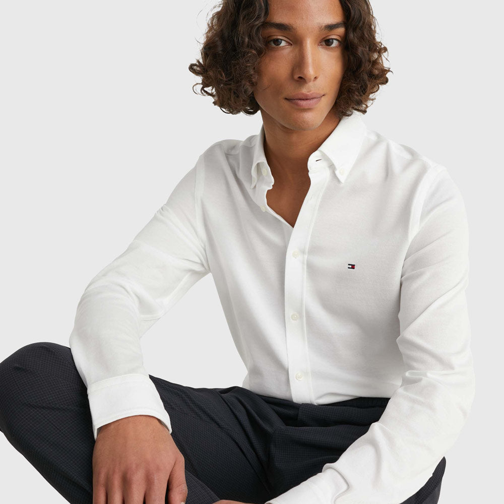 1985 Knitted Shirt - White