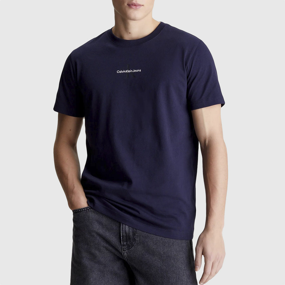Calvin Klein Monologo t-Shirt - Navy |ThirdBaseUrban