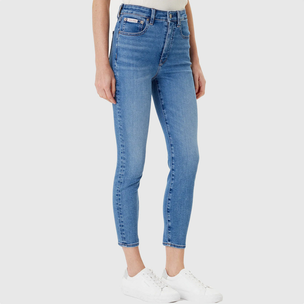 Calvin Klein High Rise Ankle Skinny Jeans - Blue |ThirdBaseUrban