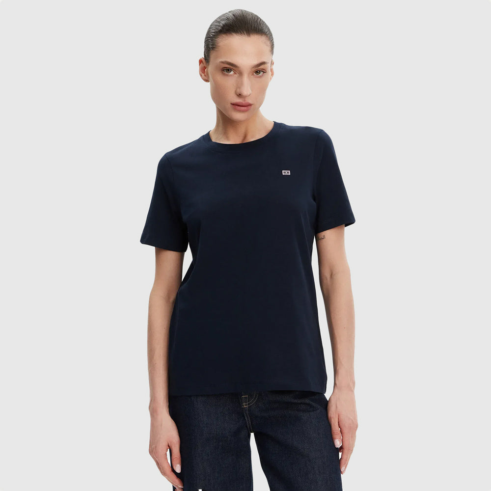 Contrast Flag T-Shirt - Navy