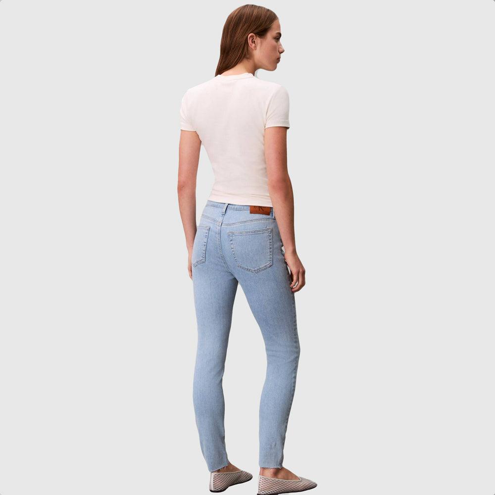 Mid Rise Skinny Jeans - Denim Light