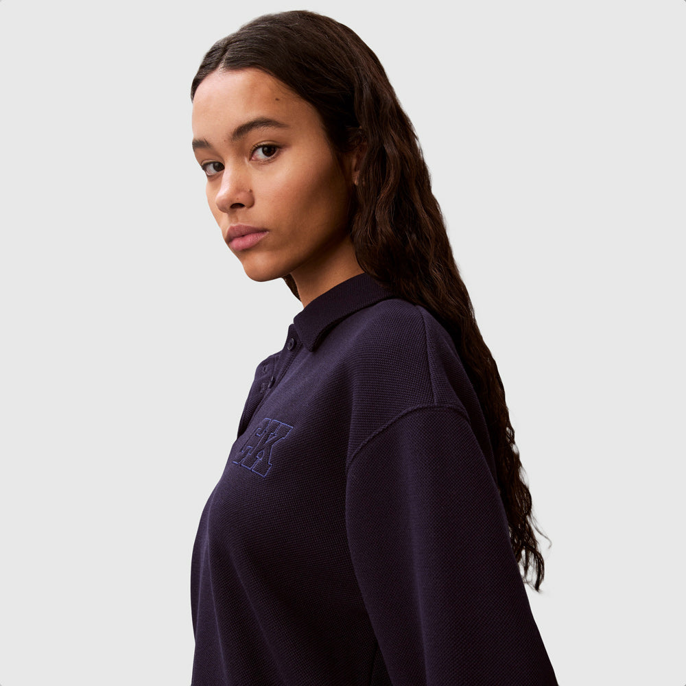 Relaxed Golfer Sweatshirt - Navy