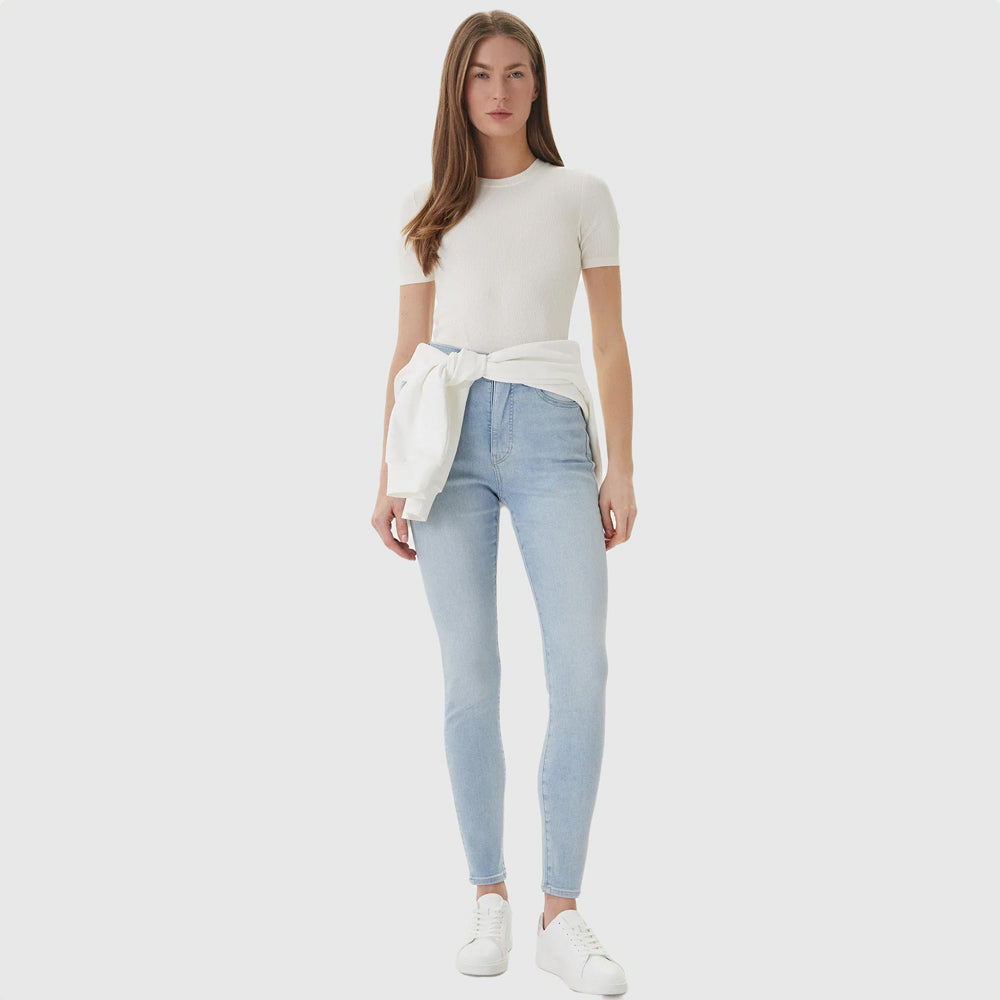 High Rise Skinny Watercourse - Denim Light