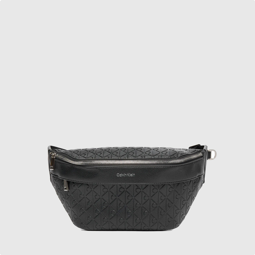 Calvin Klein Emblem Emboss Waistbag - Black |ThirdBaseUrban