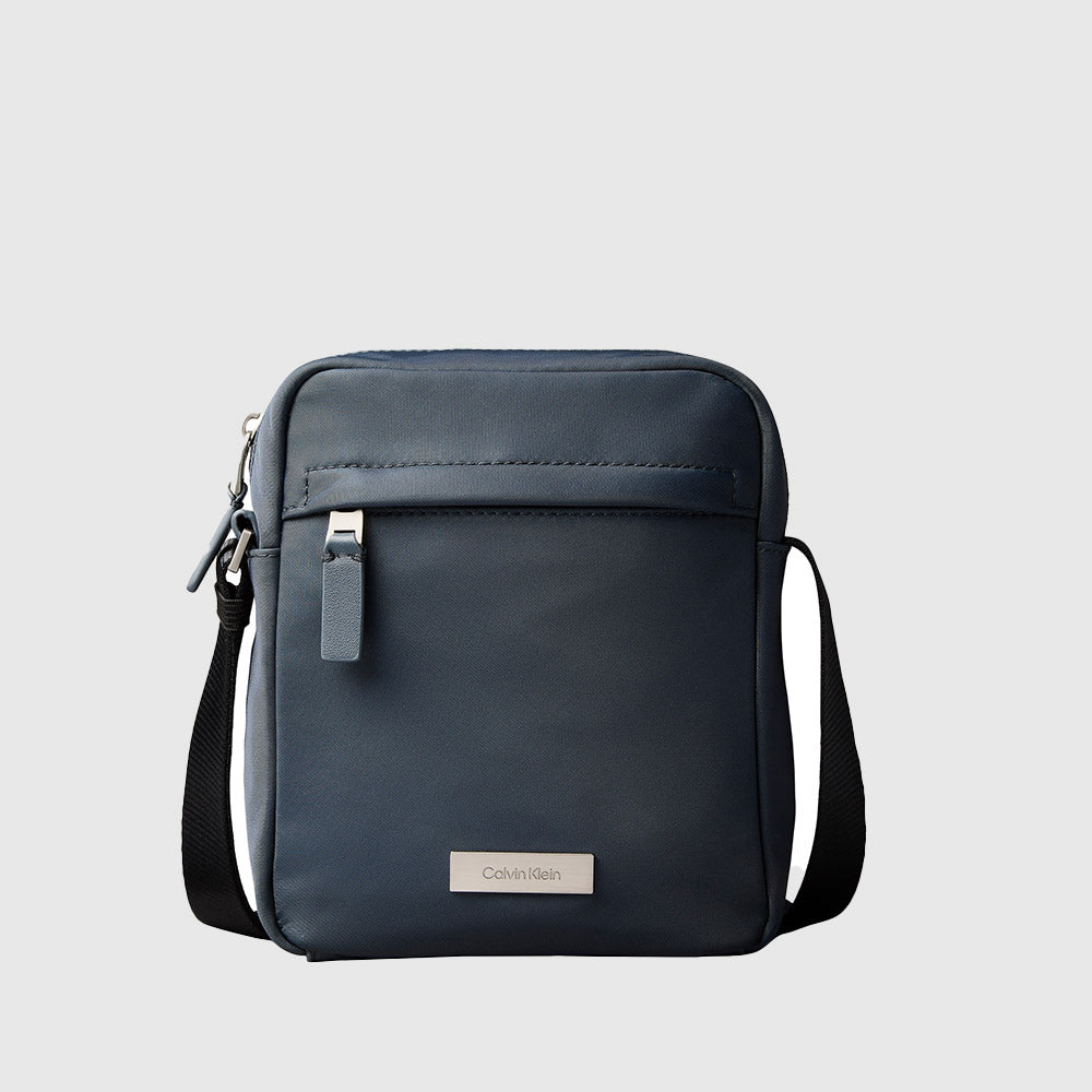 Nylon Reporter Bag - Blue