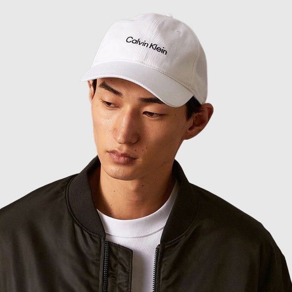 Embroidery Baseball Cap - White