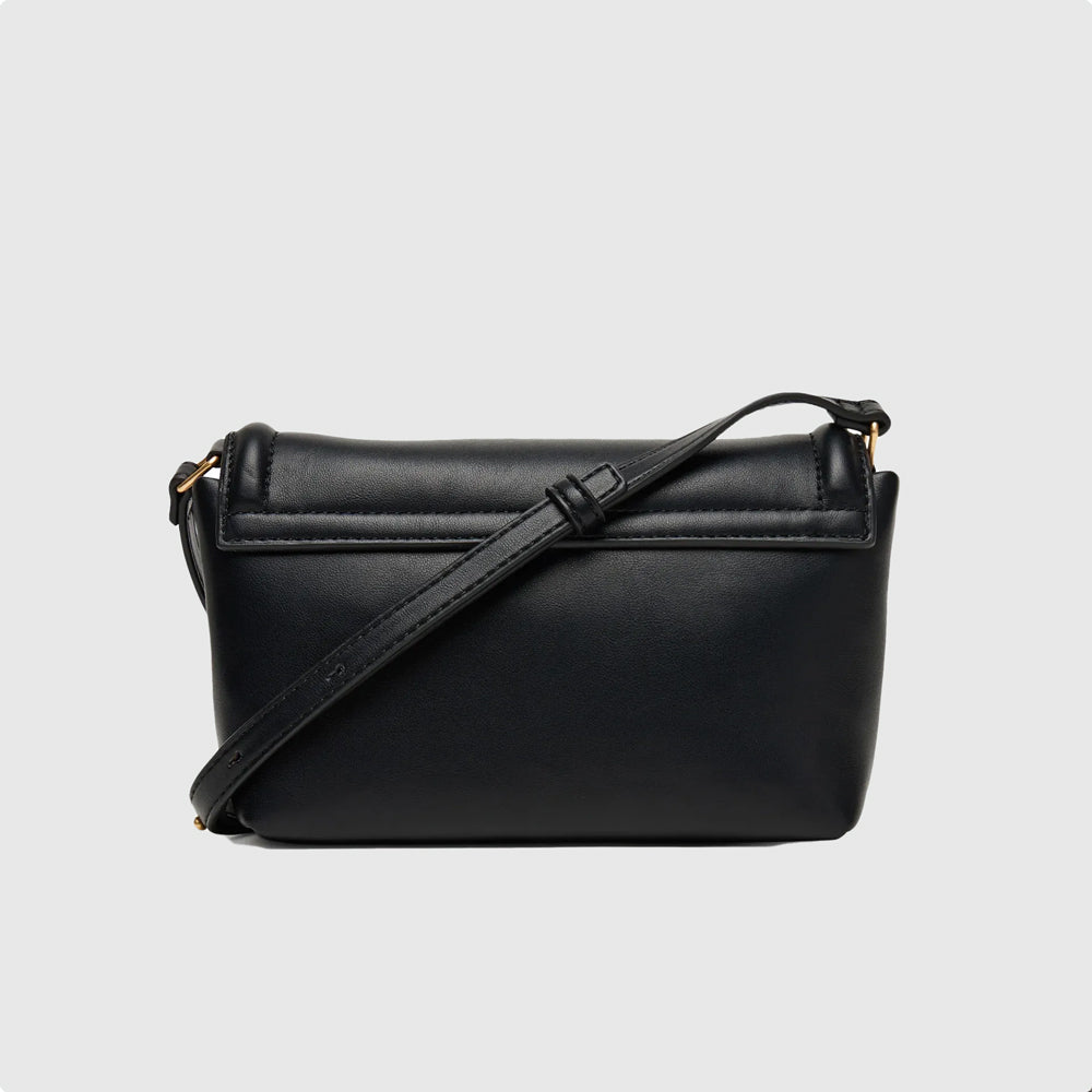 Bold Ck Flap Crossbody - Black