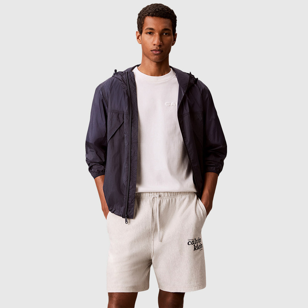 Terry Graphic Short - Light Grey