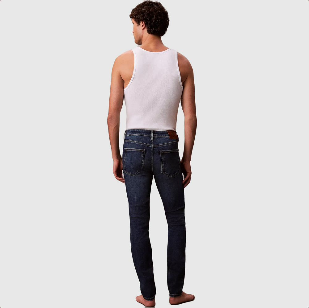 Oil Slick Skinny Jeans - Blue