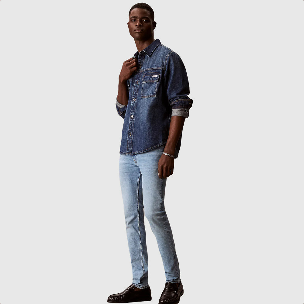 Calvin Klein Arrow Stone Skinny Jean - Blue Denim |ThirdBaseUrban
