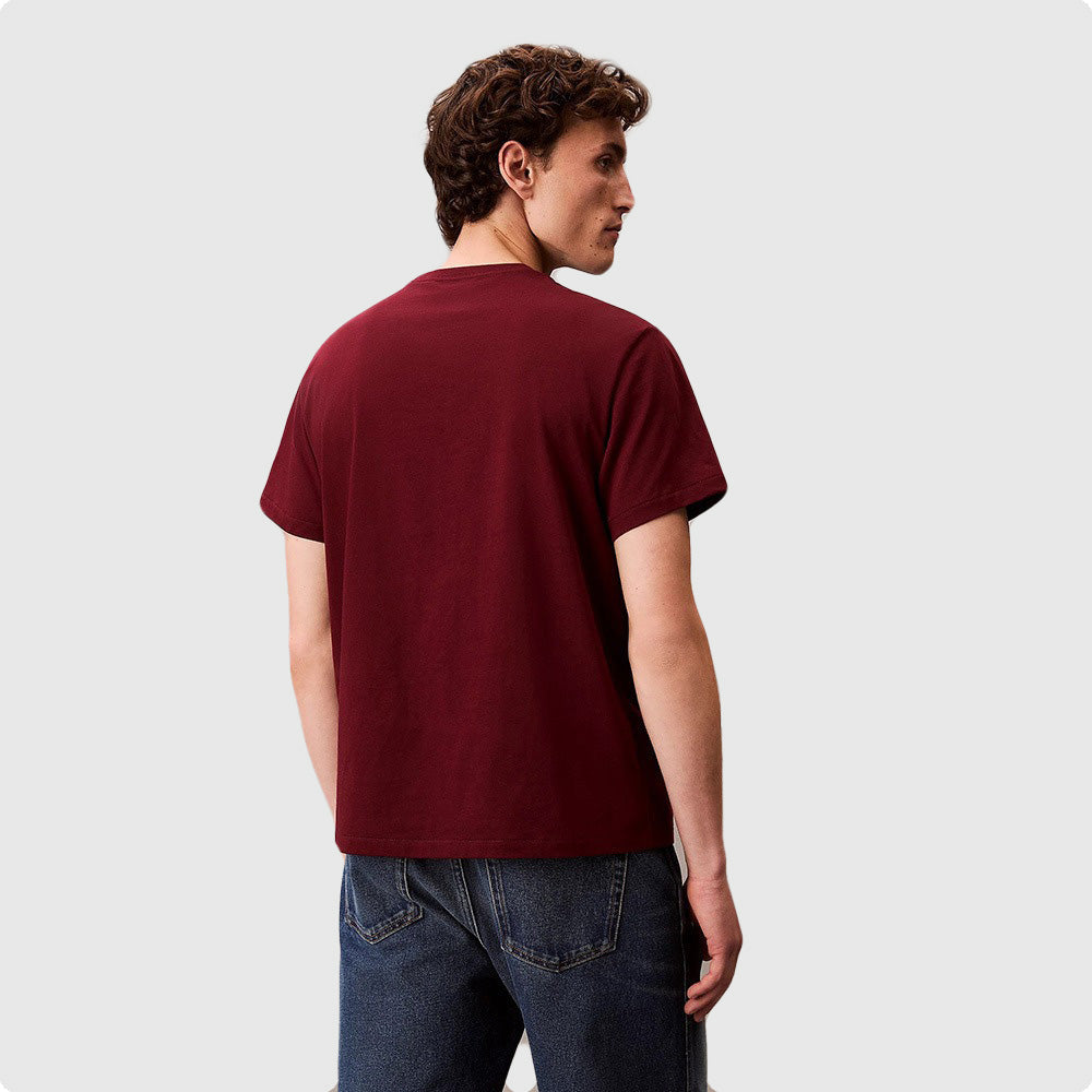 Monogram T-Shirt Maroon
