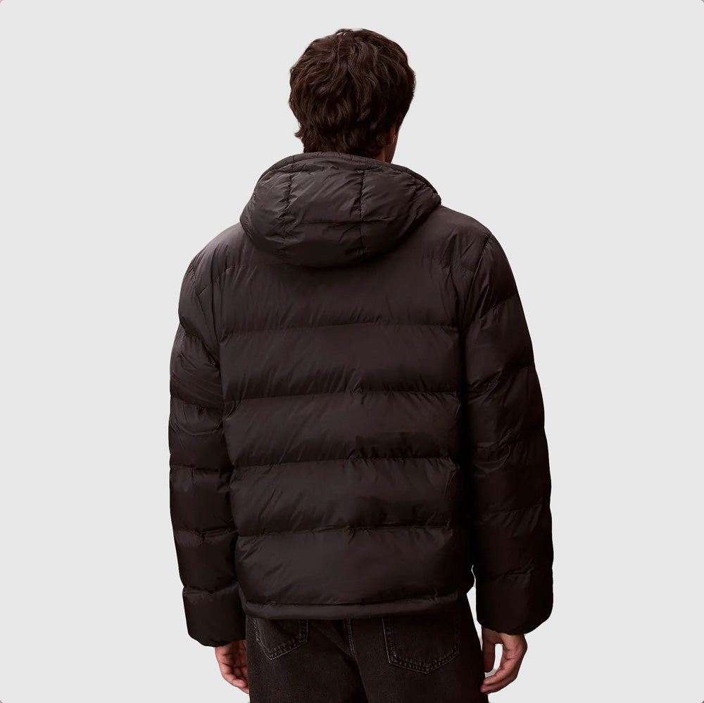 Nylon Monogram Puffer - Black
