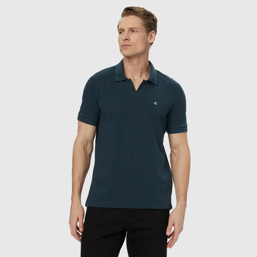 Calvin Klein Casual Pique Golfer - Navy |ThirdBaseUrban