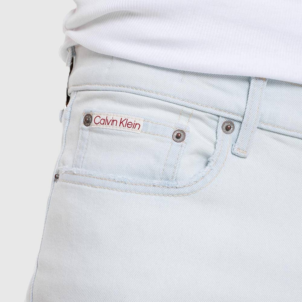 Standard Straight Bleachout Jean - White