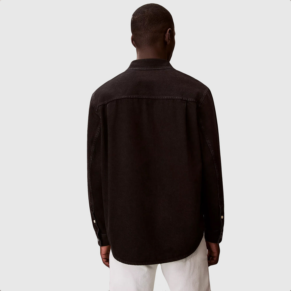 90S Jackson Stone Overshirt - Denim Black