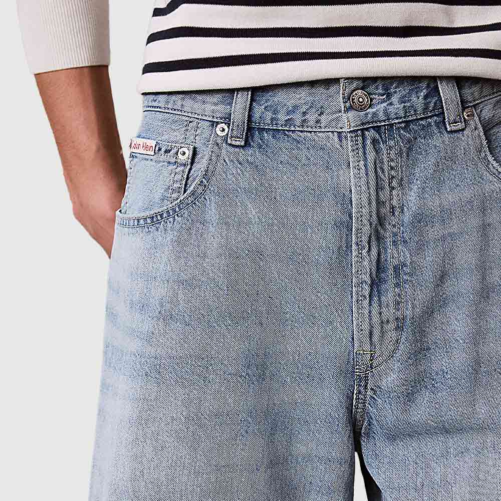 Linen 90's Short - Denim Light
