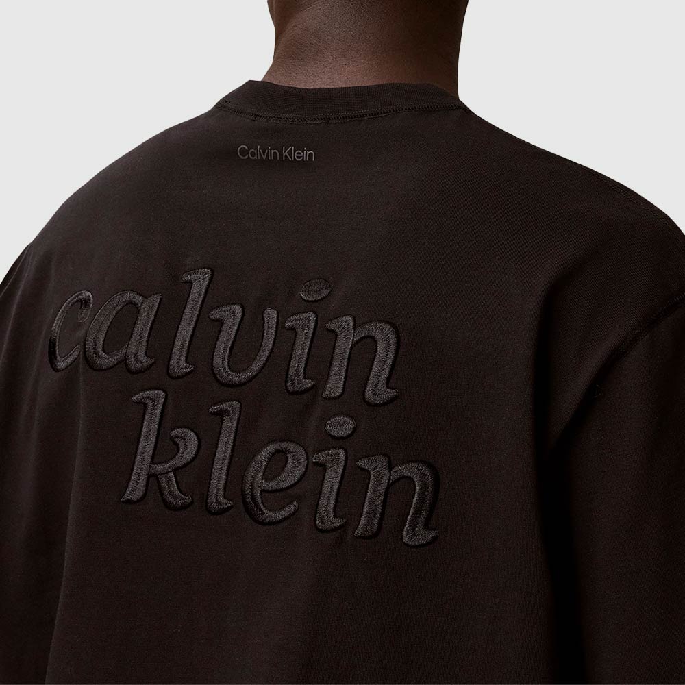 Relaxed Logo Appliqué T-shirt - Black