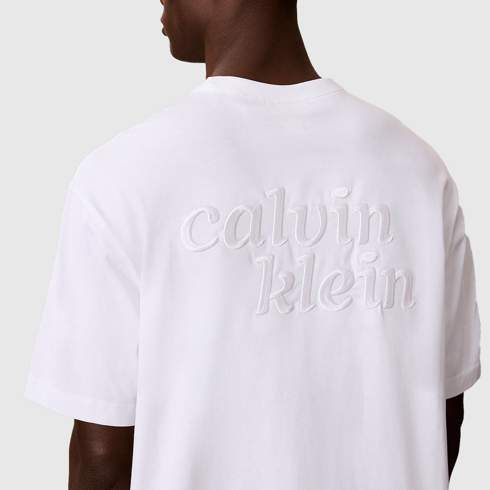 Graphic Appliqué T-shirt - White
