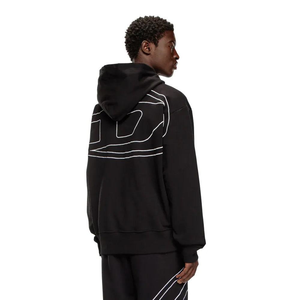 S - Macs Hood Megoval Sweater - Black