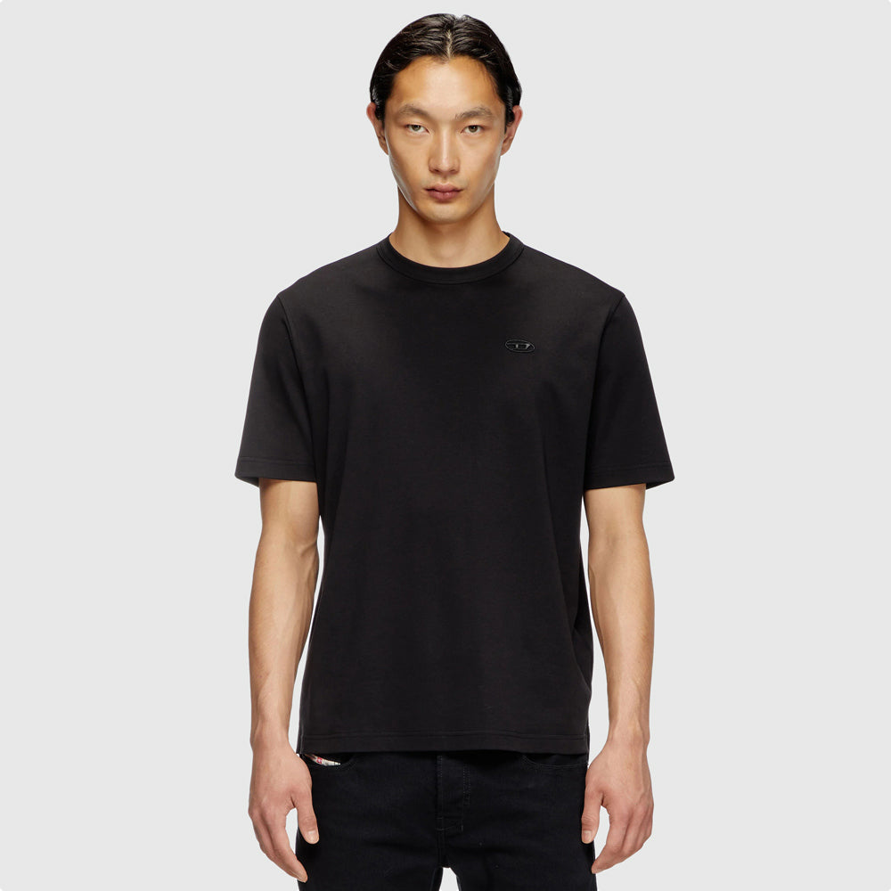 Diesel T-Adjust Slit-r17 T-Shirt - Black |ThirdBaseUrban