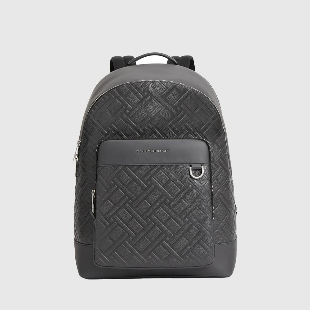 Flag Metal Logo Backpack - Grey