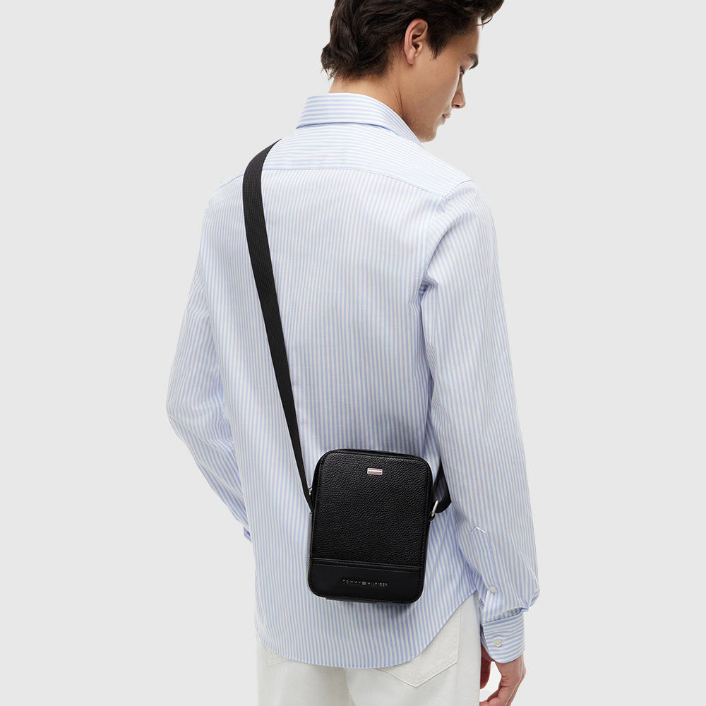 Crossbody Reporter Bag - Black
