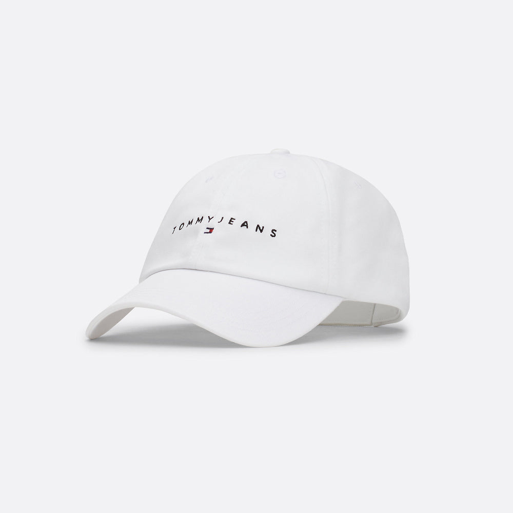 Linear Logo Cap - White
