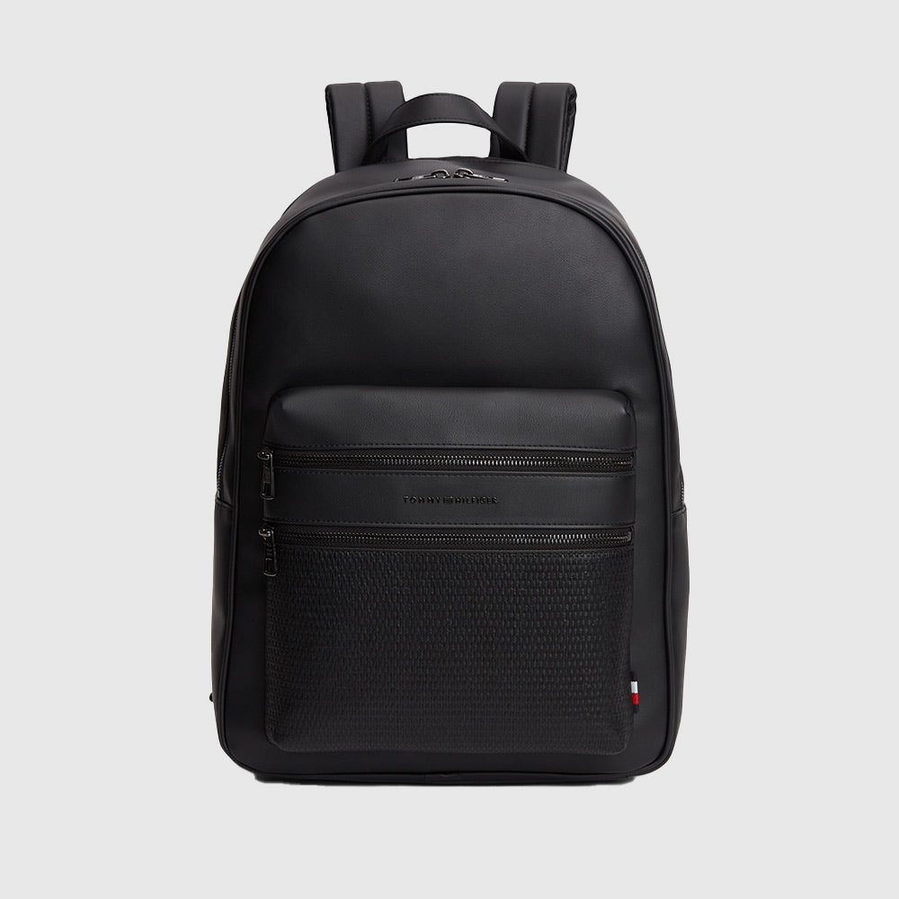 Woven Backpack - Black