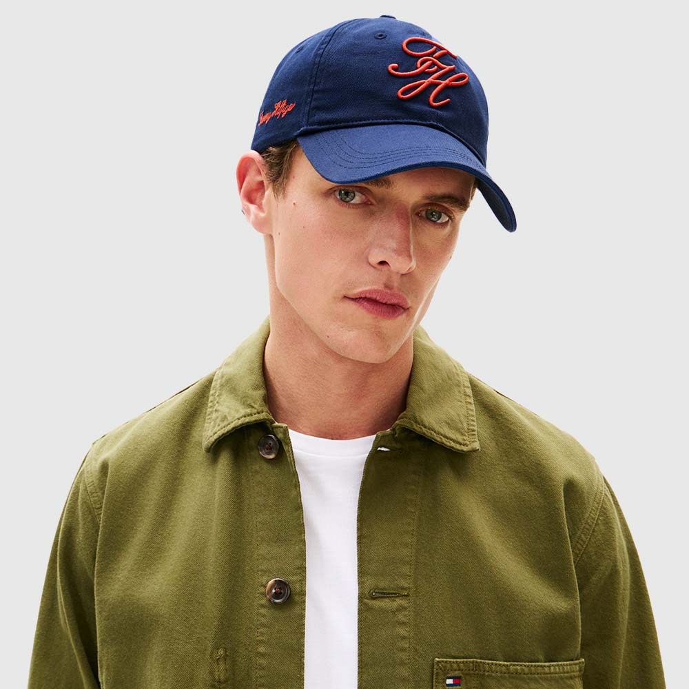 Logo Embroidery Baseball Cap - Navy