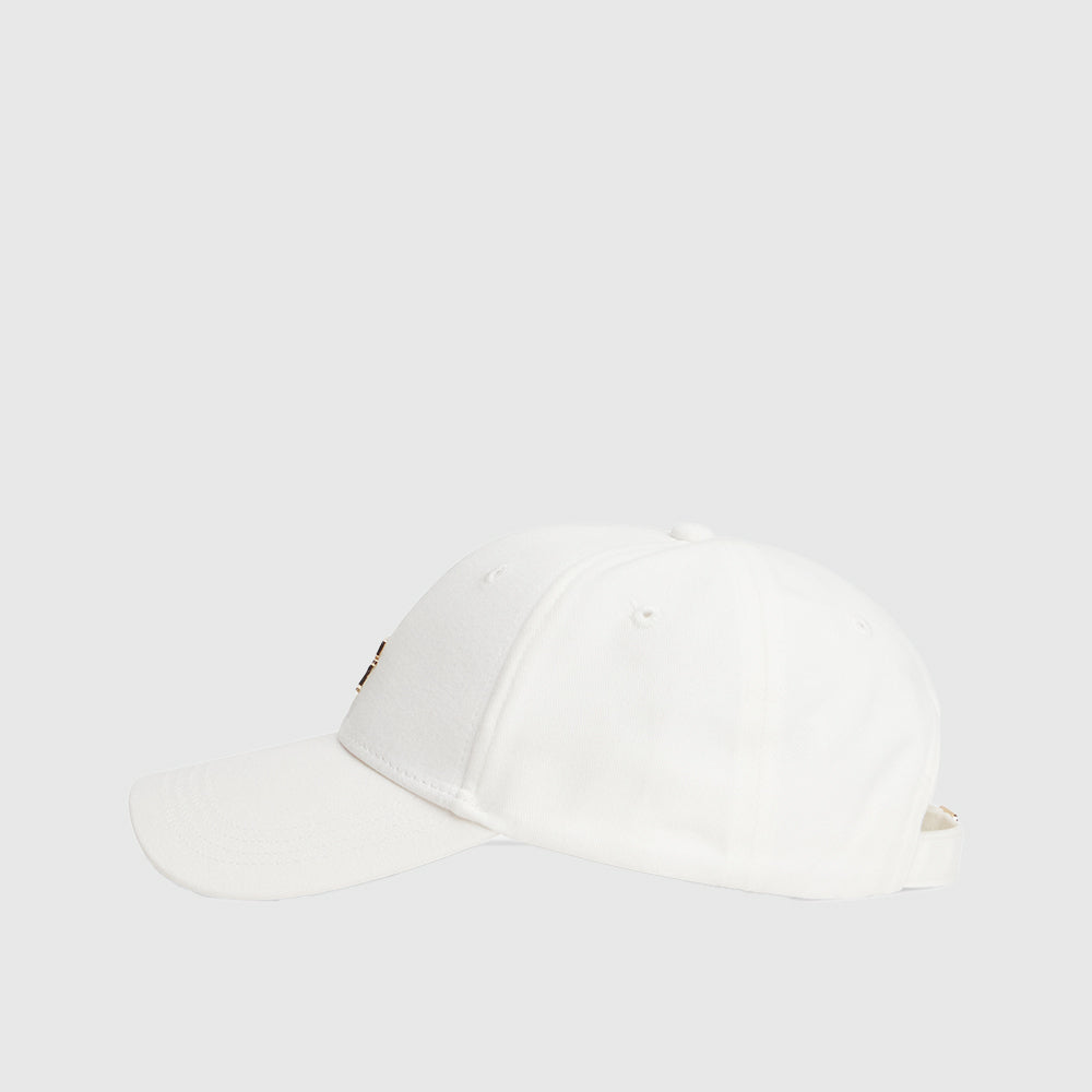 Chic TH Monogram Baseball Cap - Ecru