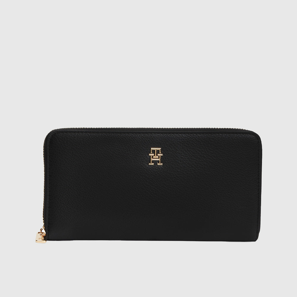Icon Zip-Around Wallet - Black