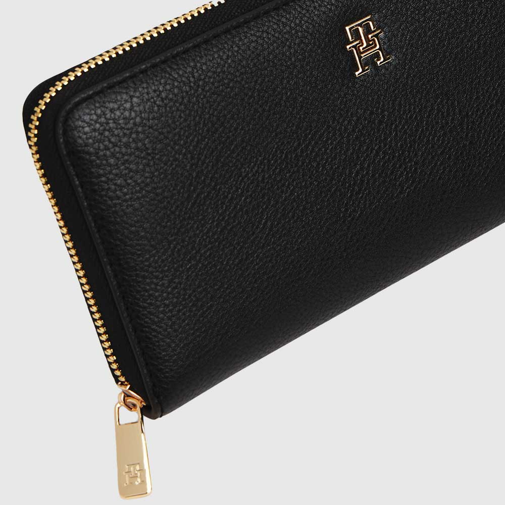 Icon Zip-Around Wallet - Black