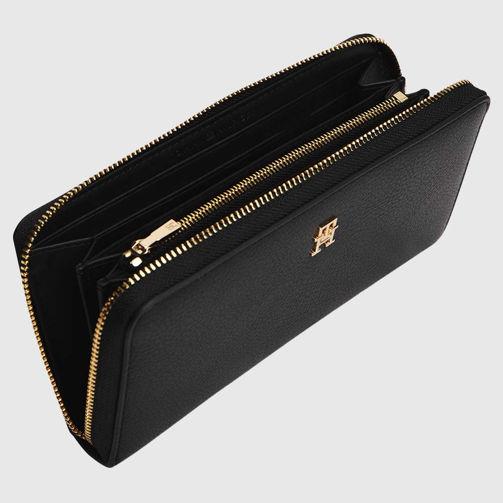 Icon Zip-Around Wallet - Black