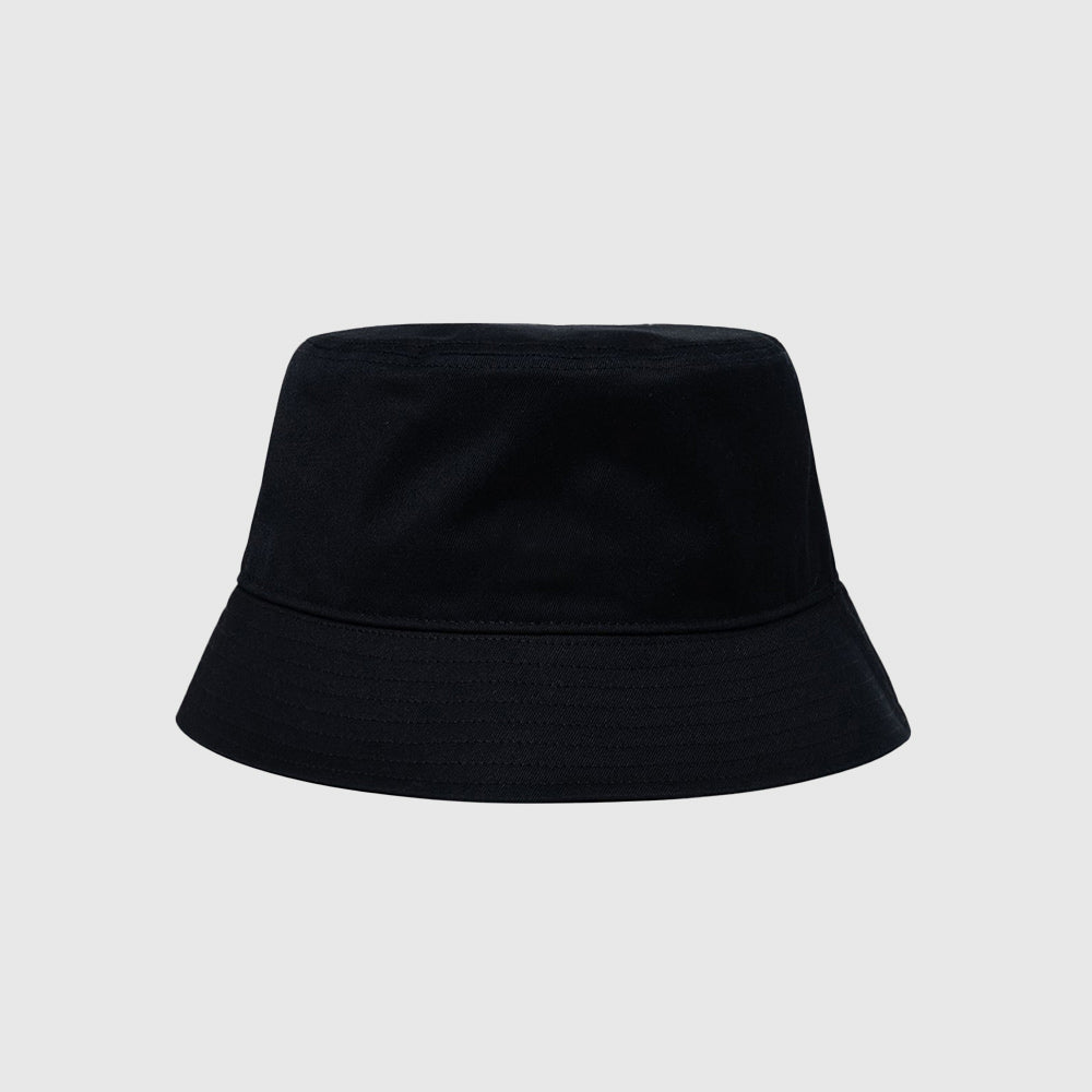 Heavy Cotton Twill Bucket Hat - Black