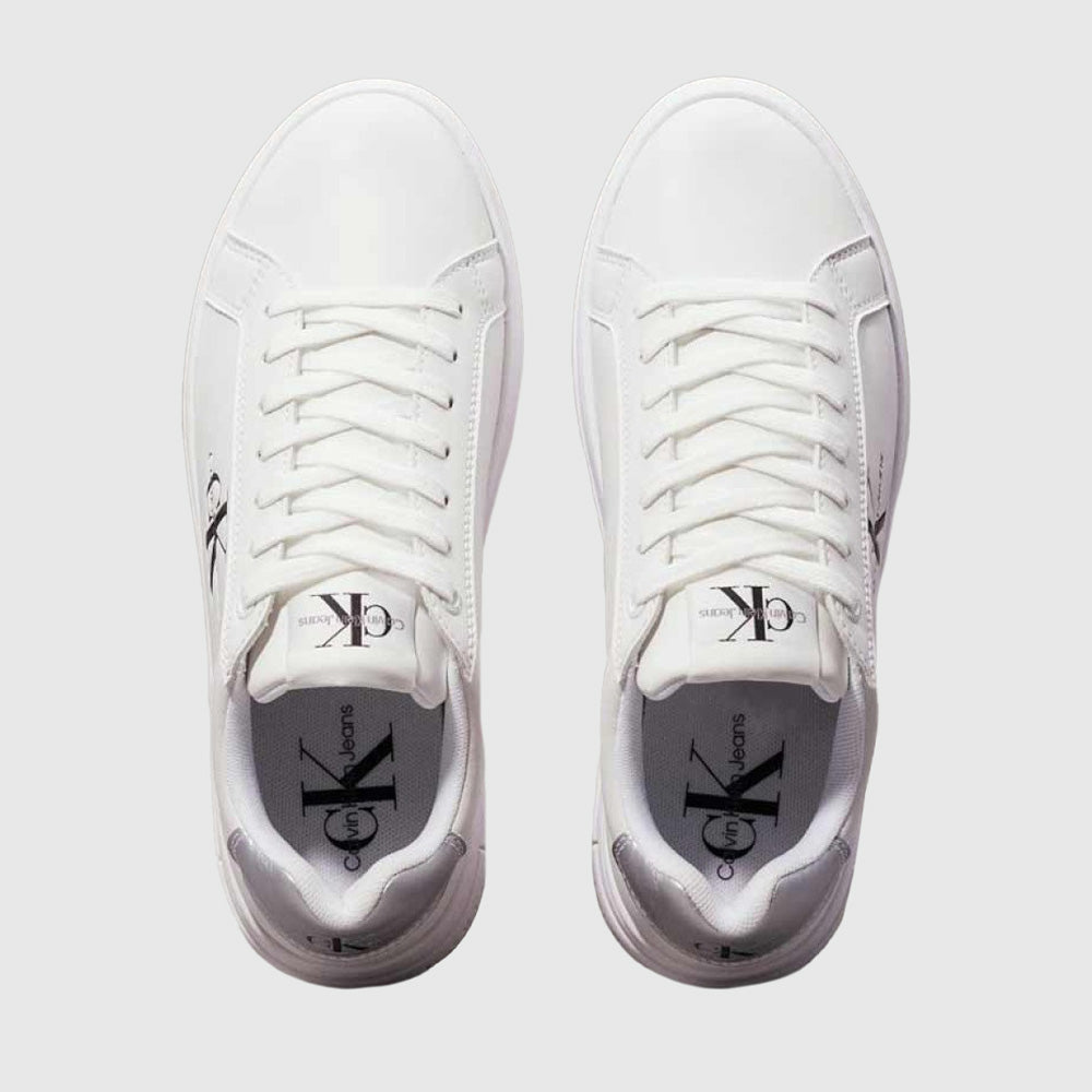 Bold Platform Leather Sneaker - White *