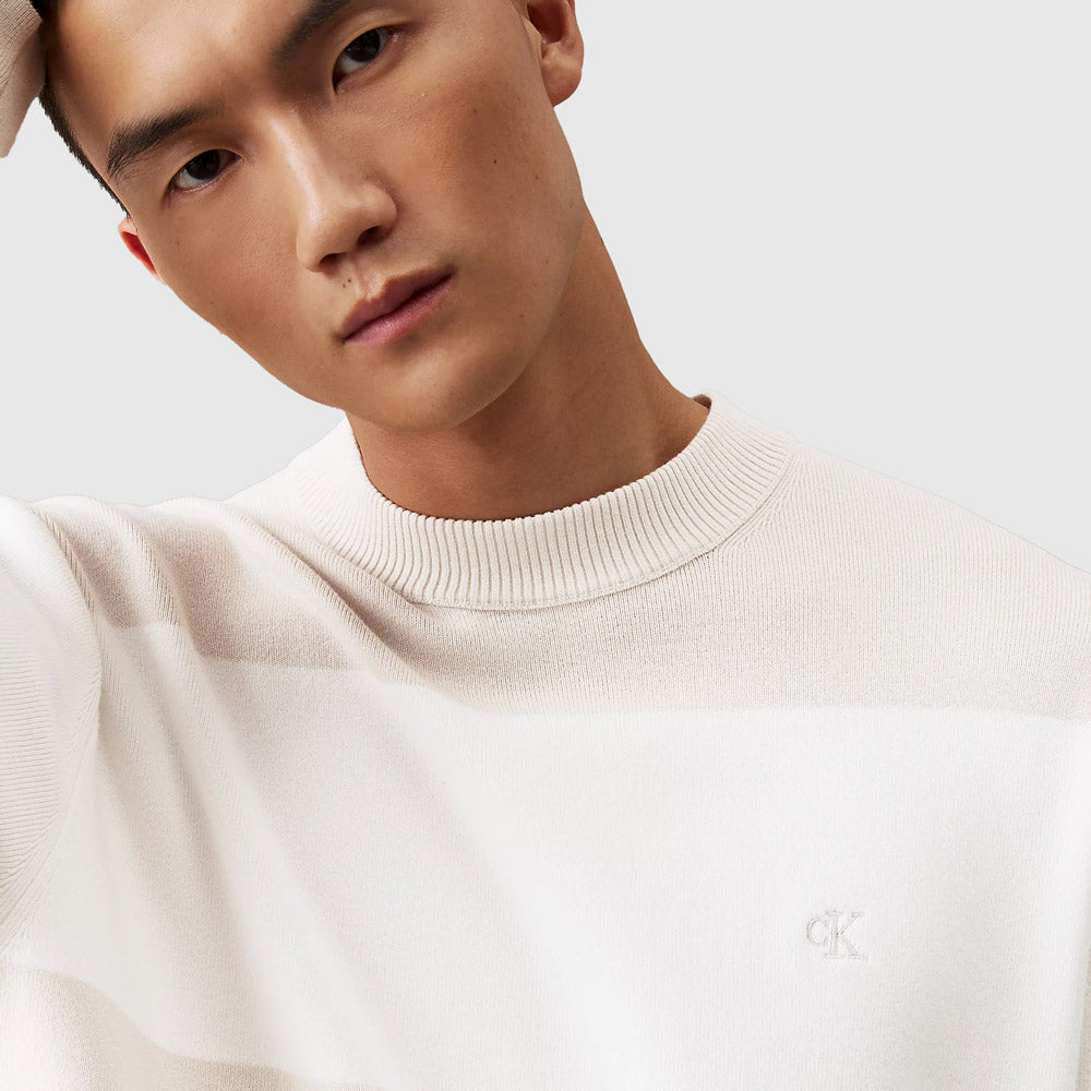 Cotton Sweater - White
