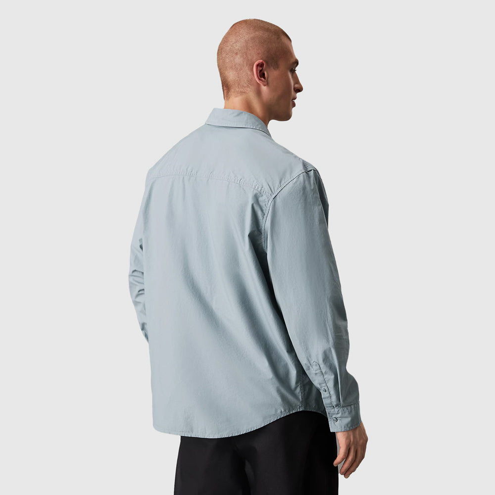Cotton Relaxed Shirt - Teal