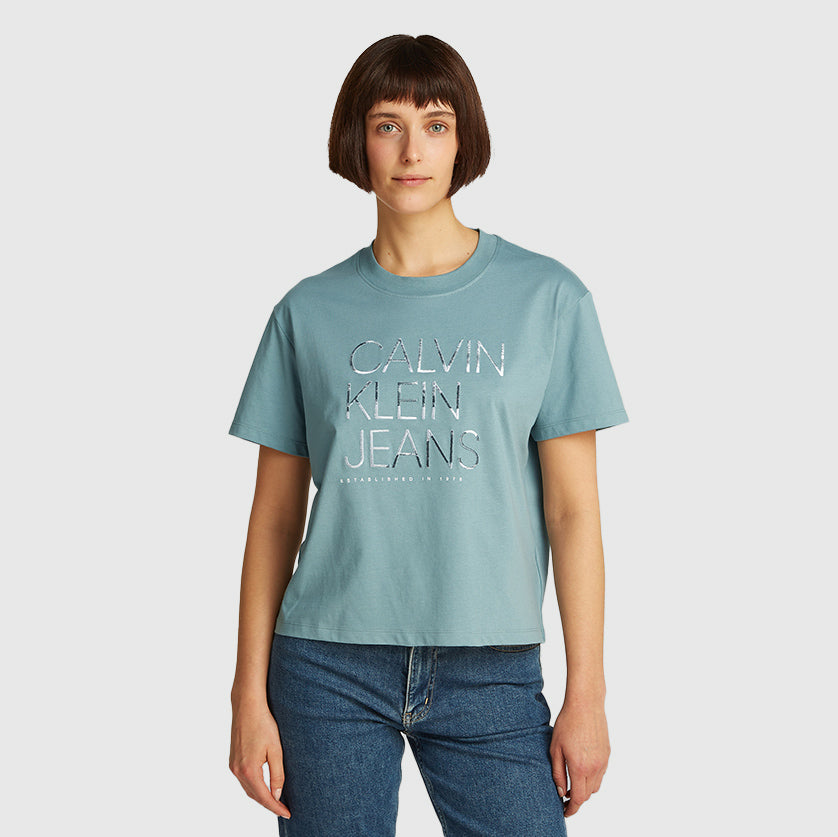 Calvin Klein Institutional T-Shirt - Teal |ThirdBaseUrban