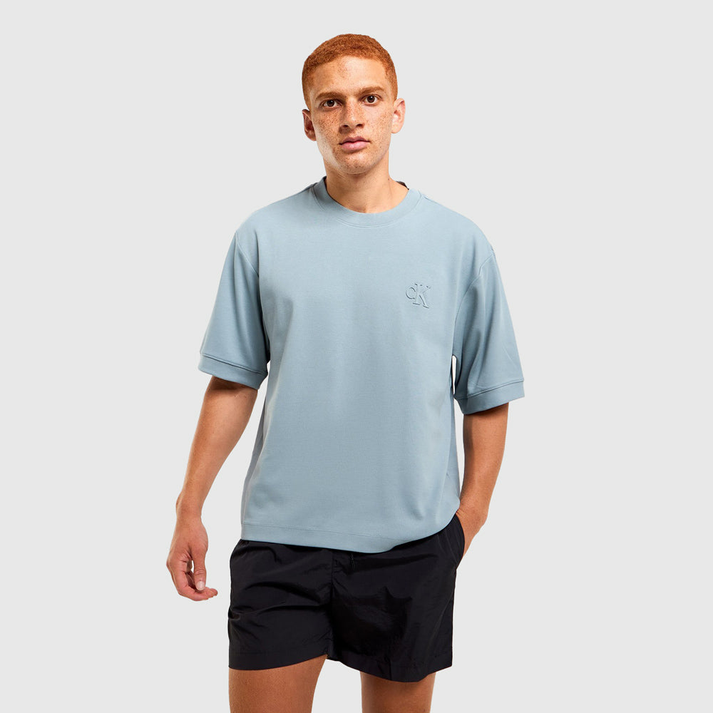 Calvin Klein Interlock T-Shirt - Teal |ThirdBaseUrban