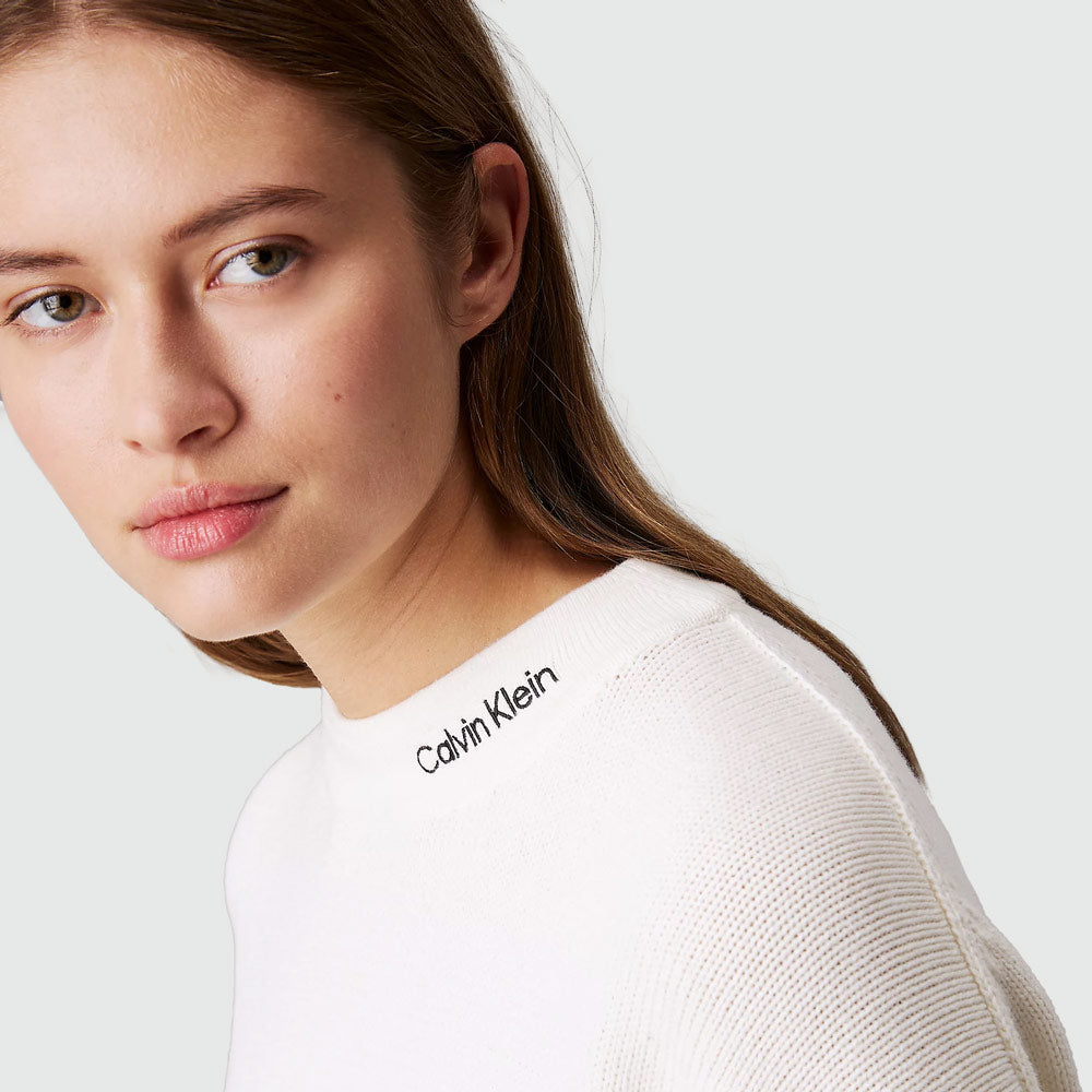 Logo Sweater - White