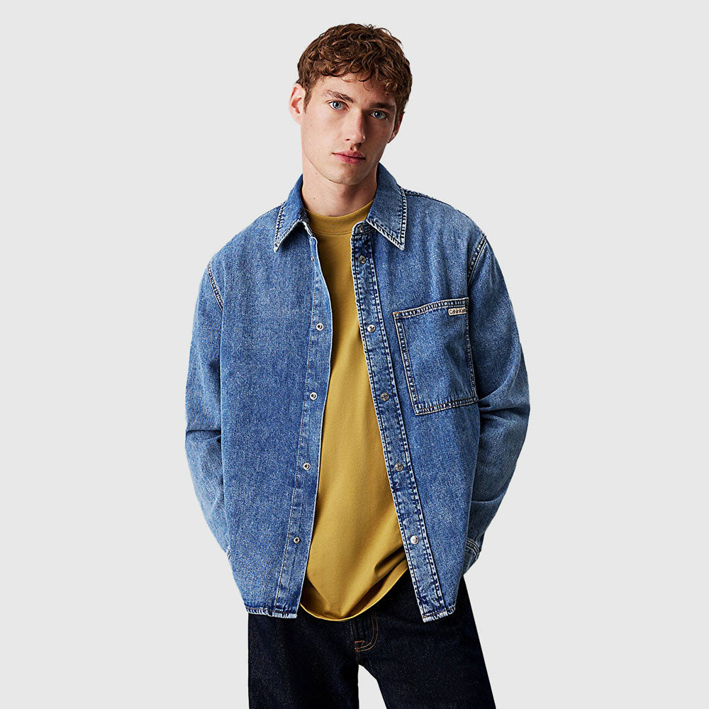 Calvin Klein Regular Denim Shirt - Denim Light |ThirdBaseUrban