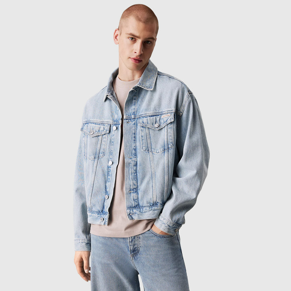 Calvin Klein Relaxed Denim Jacket - Denim Light |ThirdBaseUrban