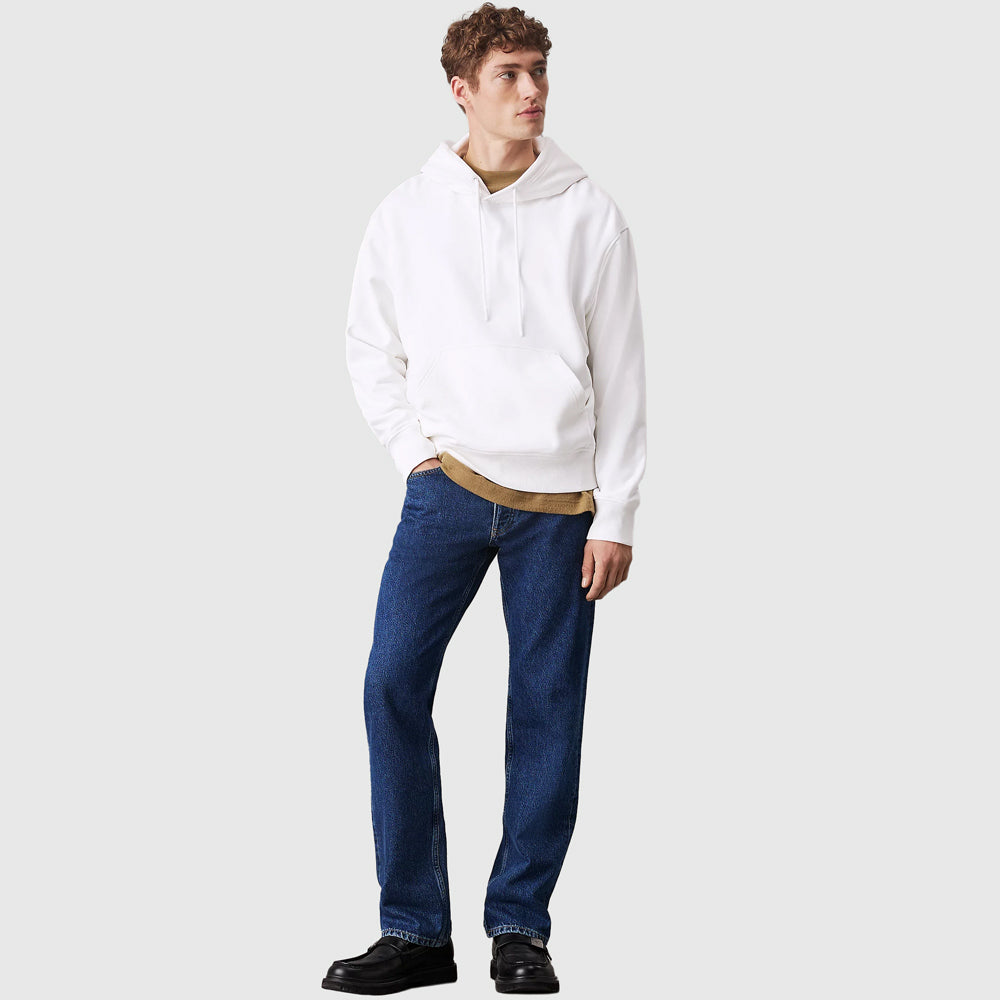 Layered Monogram Hoodie - White