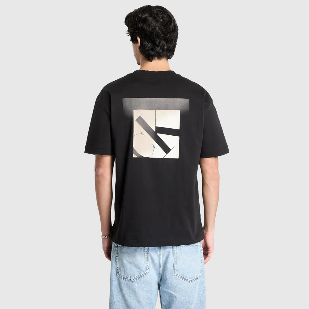 Layered Monogram T-Shirt - Black
